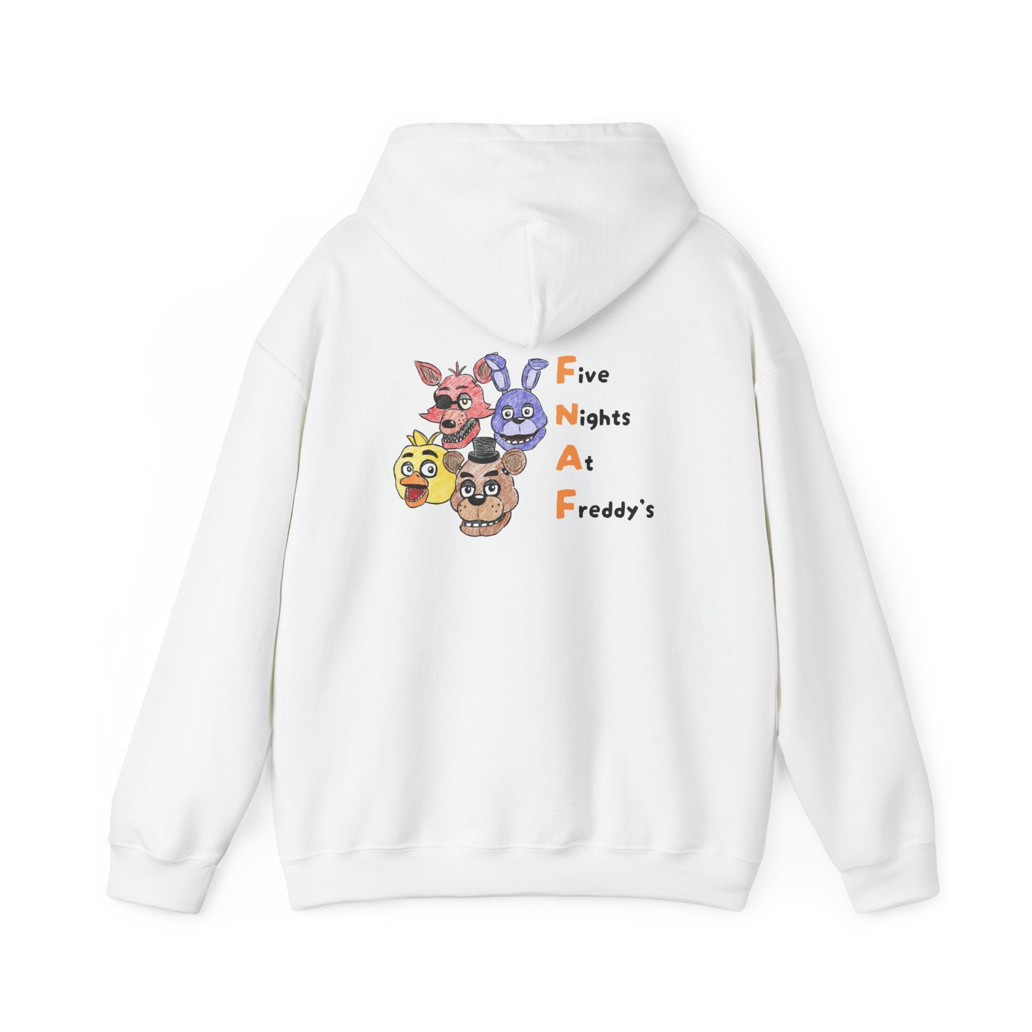 Five Nights at Freddy's Hoodie — Animatronic Faces Graphic Pullover