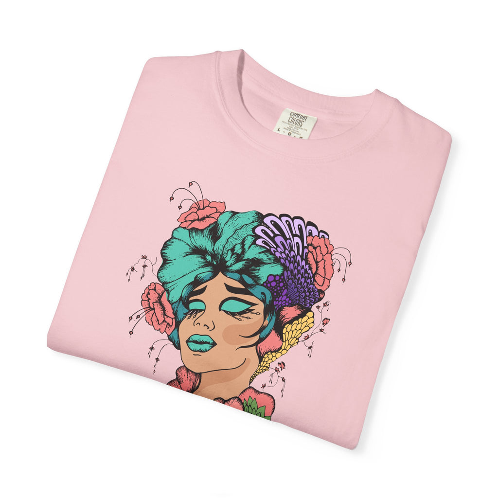 Woman of Flowers Graphic T-Shirt