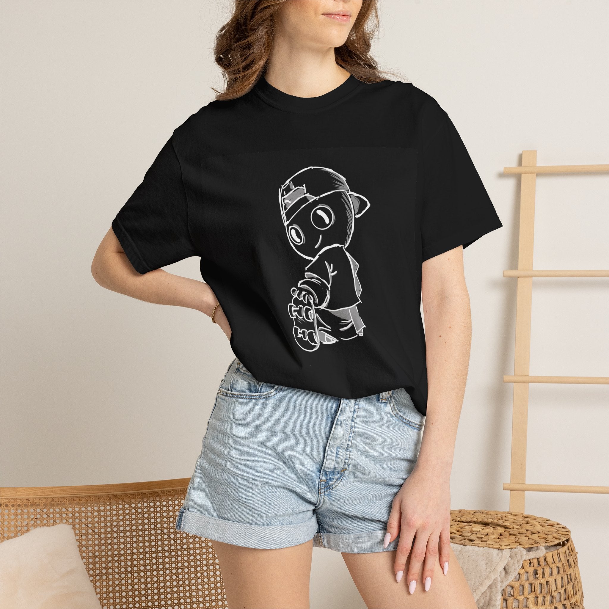 Skate Kid Graphic T-Shirt — Retro Streetwear Skateboard Tee