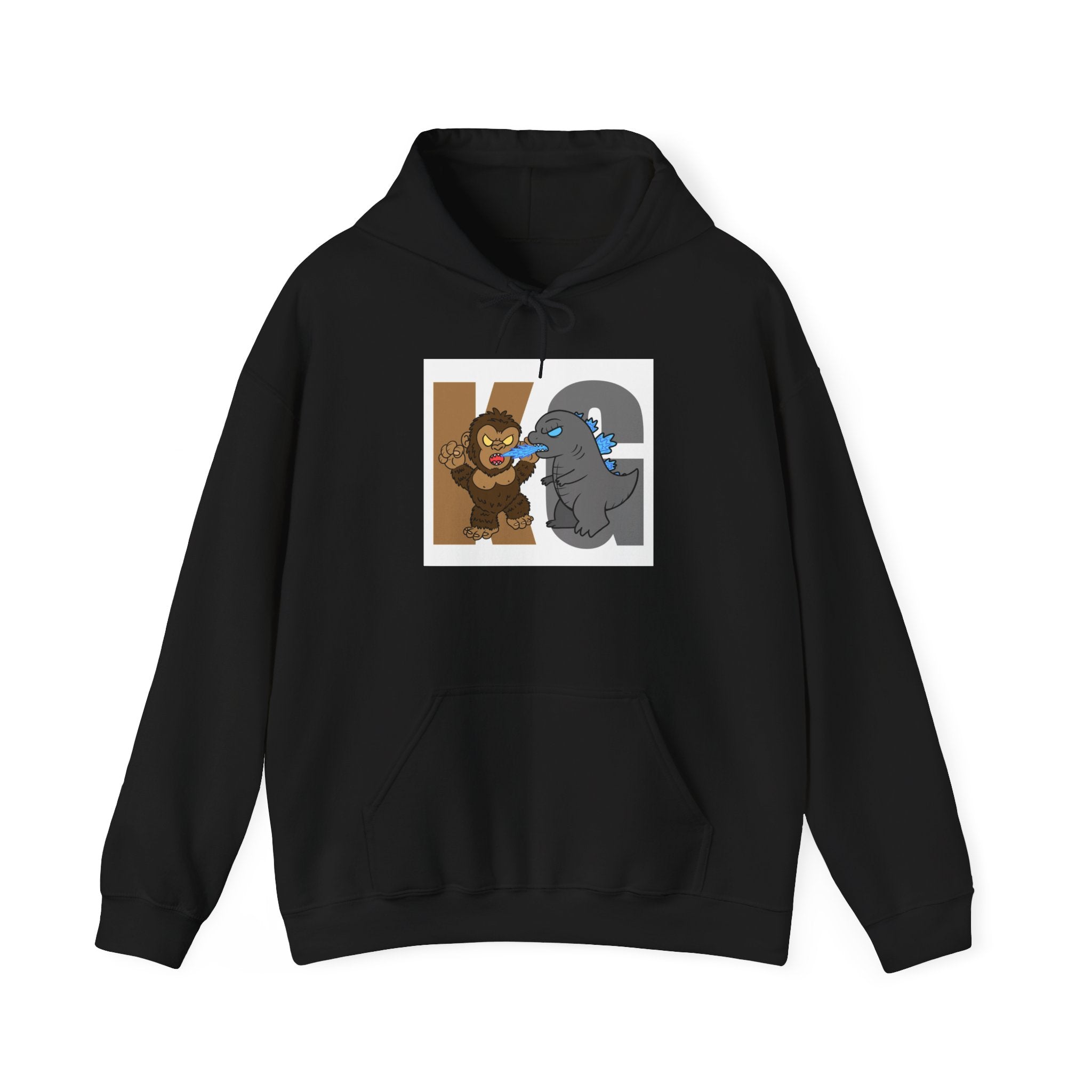 King vs Godzilla Hoodie — Cute Monster Battle Graphic Sweatshirt