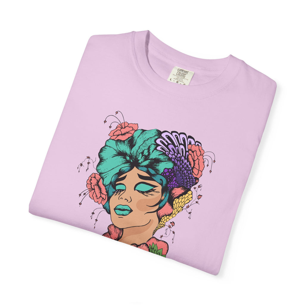 Woman of Flowers Graphic T-Shirt