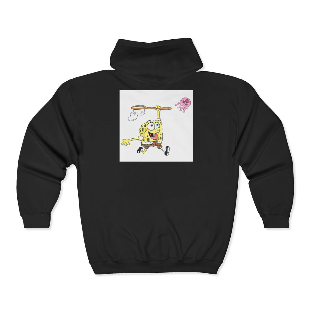 Unisex Relax Faded Zip Hood